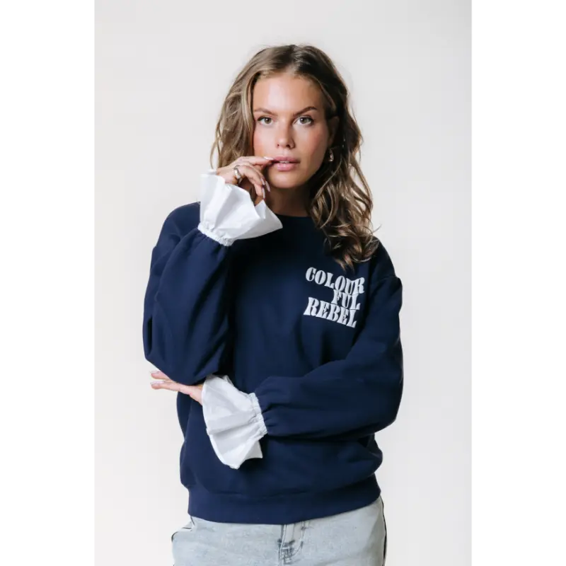Colourful-Re_SpringSummer-2026_509_WS417836 Colourful Rebel Sweater WS417836 509 Navy
