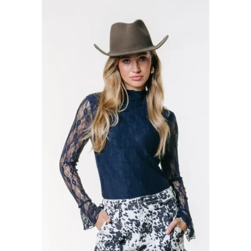 Colourful Rebel Top Nena WT217578 509 Navy