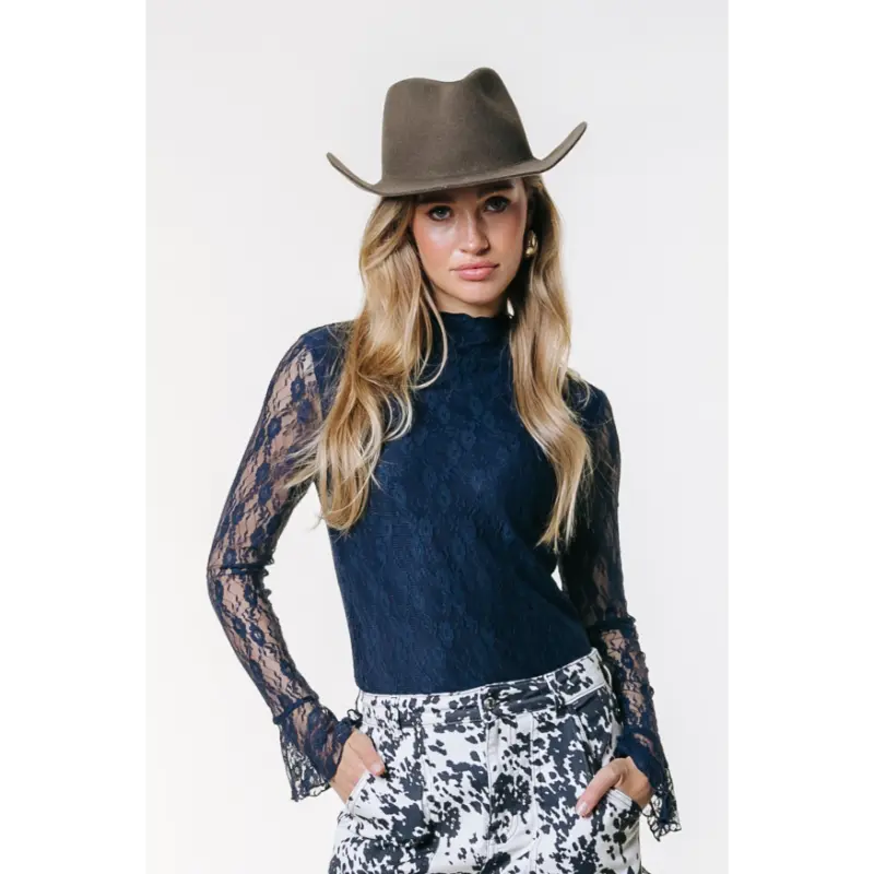 Colourful-Re_SpringSummer-2026_509_WT217578 Colourful Rebel Top Nena WT217578 509 Navy