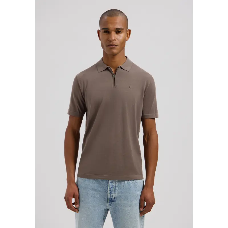 Dstrezzed_summer-2026_216_420062_2 Dstrezzed Polo Dorian 420062 216 Grey Brown