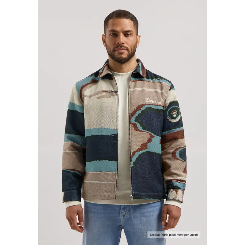 Dstrezzed_summer-2026_621_155006_2 Dstrezzed Overshirt Carter 155006 621 Blue Fusion