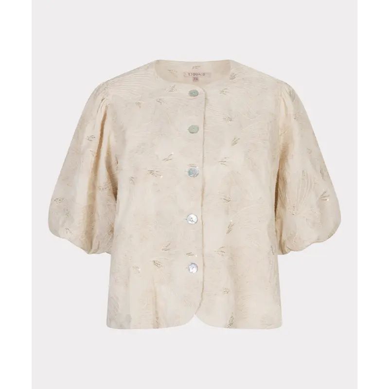 EsQualo_Spring-2026_124_SP26.28005 Esqualo Blouse SP26.28005 124 Ecru