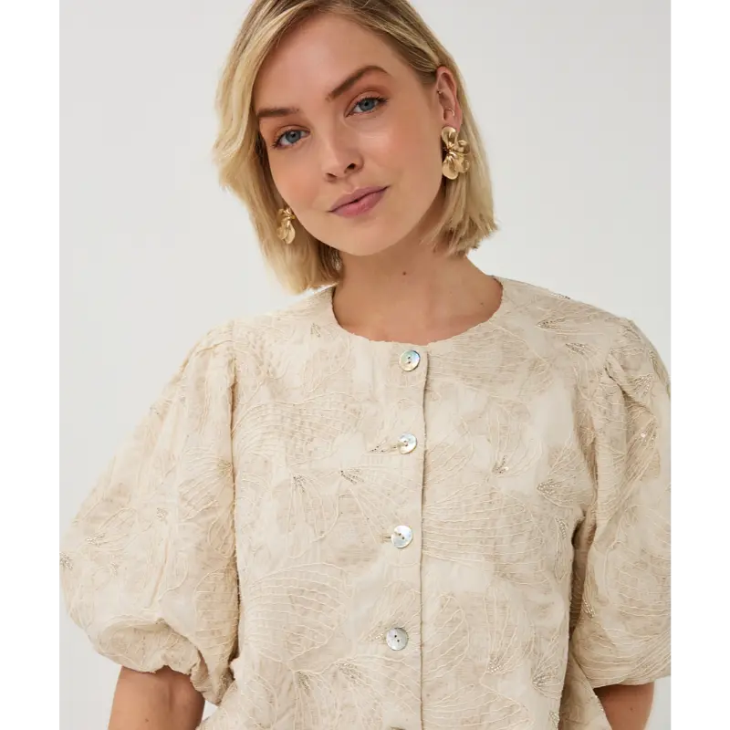 EsQualo_Spring-2026_124_SP26.28005_8 Esqualo Blouse SP26.28005 124 Ecru