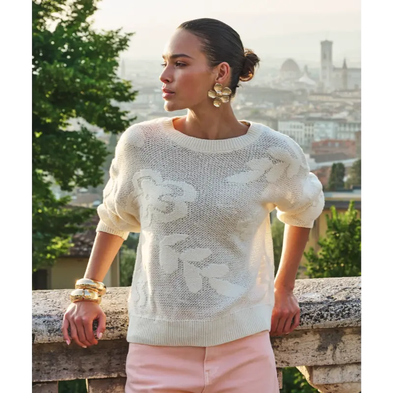 EsQualo_Spring-2026_165_SP26.02001_5 Esqualo Sweater SP26.02001 165 Natural