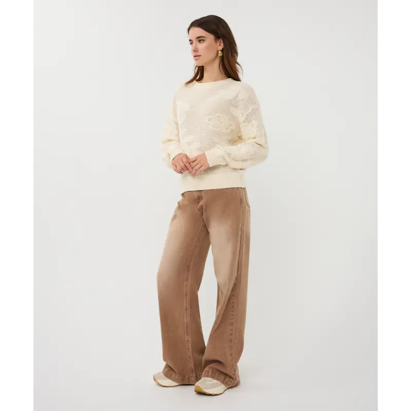 EsQualo_Spring-2026_165_SP26.02001_7 Esqualo Sweater SP26.02001 165 Natural