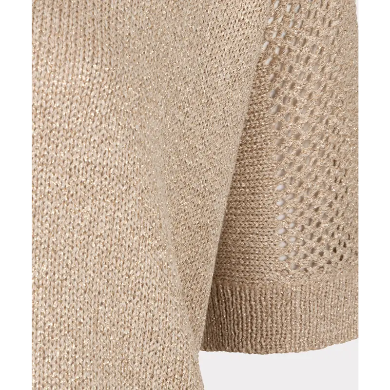 EsQualo_Spring-2026_168_SP26.02017_3 Esqualo Top SP26.02017 168 Light Sand