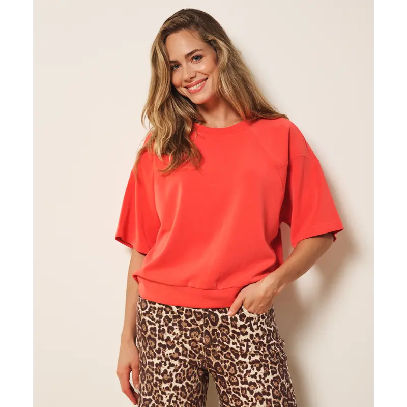 EsQualo_Spring-2026_479_SP26.05007_5 Esqualo Sweater SP26.05007 479 Chili Red