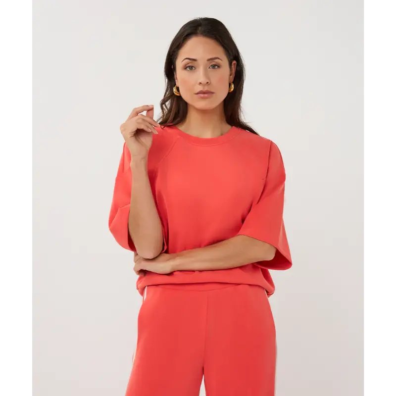 EsQualo_Spring-2026_479_SP26.05007_6 Esqualo Sweater SP26.05007 479 Chili Red