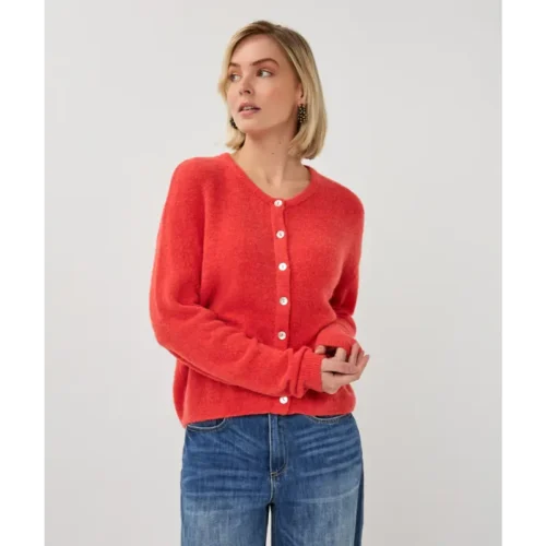 Esqualo Vest SP26.07006 479 Chili Red