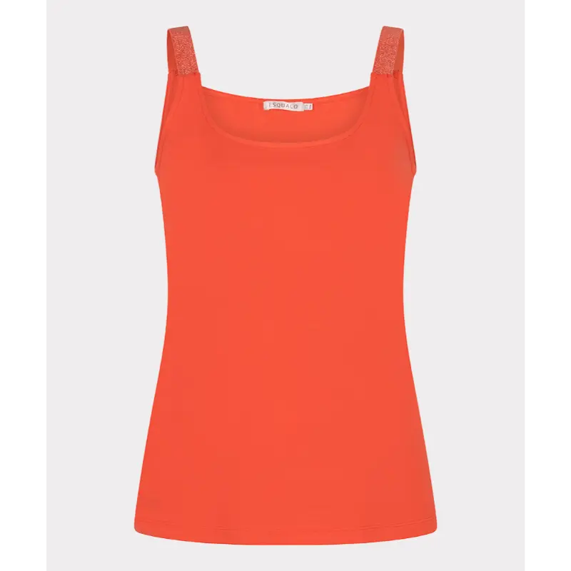 EsQualo_Spring-2026_479_SP26.30010 Esqualo Top SP26.30010 479 Chili Red