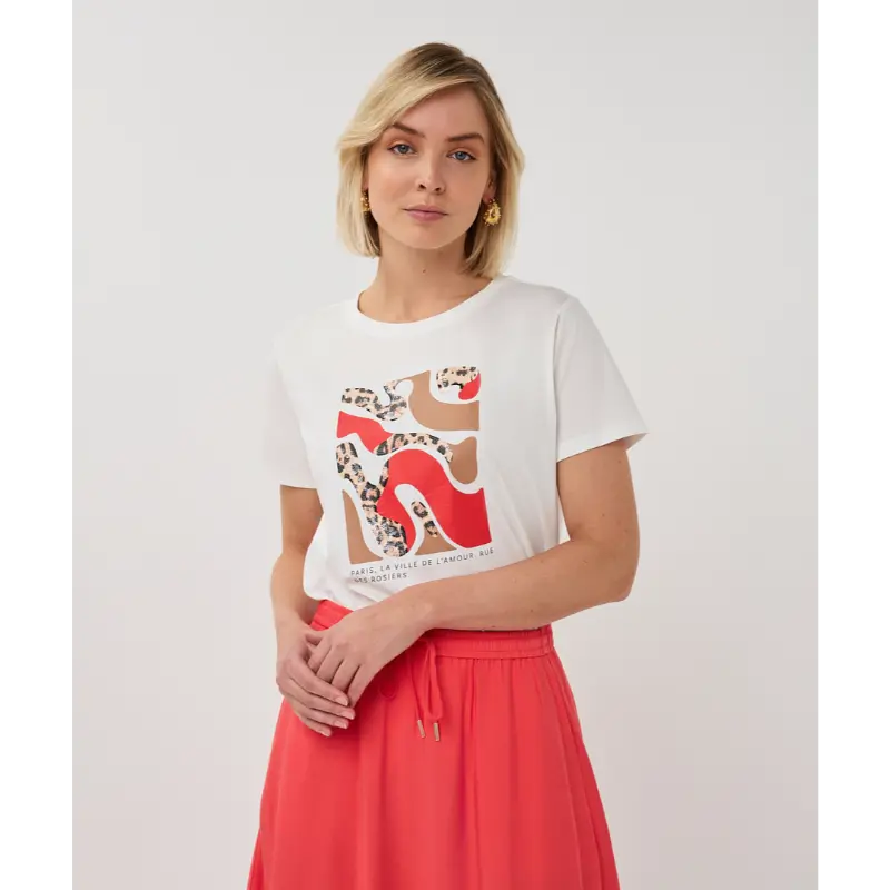 EsQualo_Spring-2026_976_SP26.05014_6 Esqualo T-Shirt SP26.05014 976 Off White