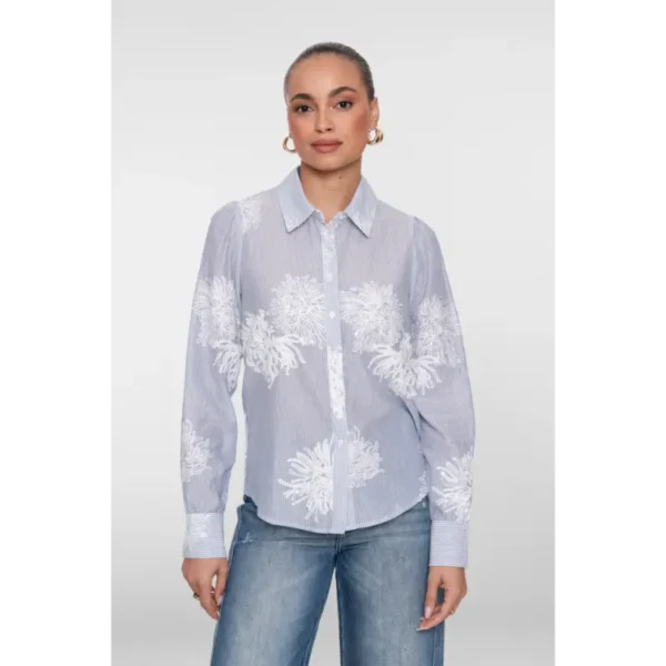 Geisha-Fashi_summer-2026_625_63143-21 Geisha Blouse 63143-21 625 Blauw