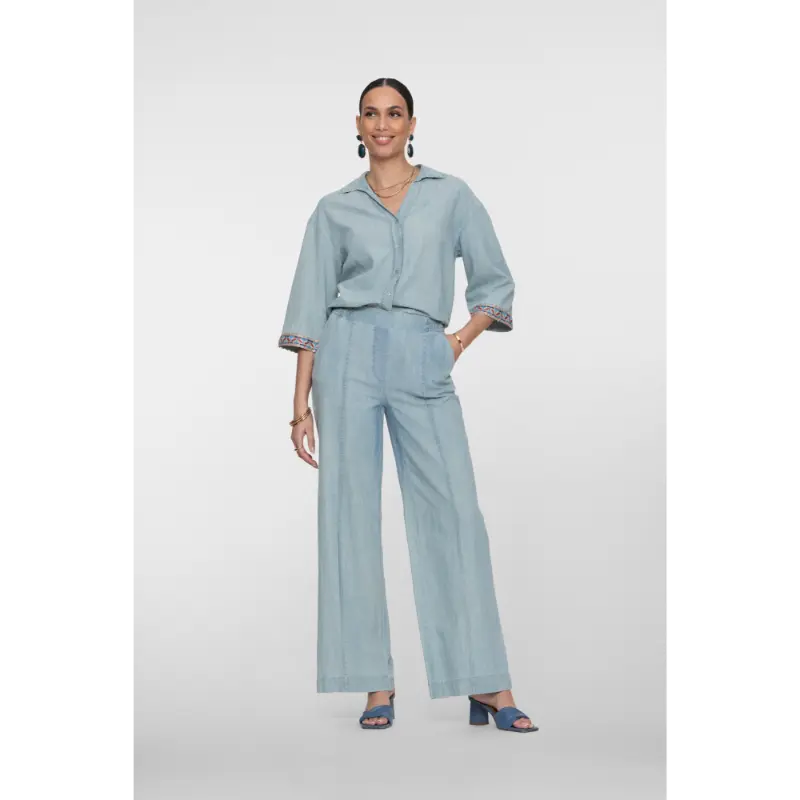 Geisha-Fashi_summer-2026_635_61184-70 Geisha Broek 61184-70 635 Jeans Blue