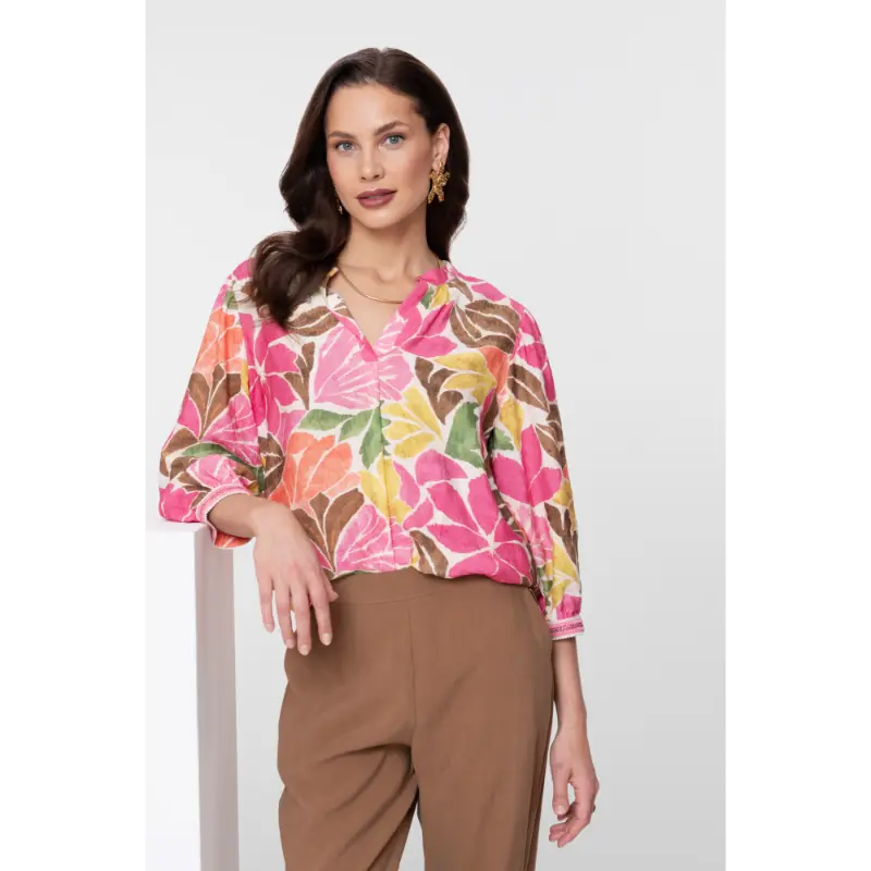 Geisha-Fashi_summer-2026_718_63283-20 Geisha Blouse 63283-20 718 Multicolour