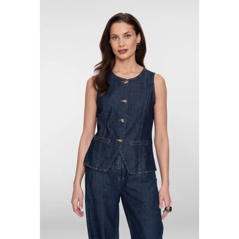 Geisha-Fashi_summer-2026_879_65138-10 Geisha Gilet 65138-10 879 Dark Blue