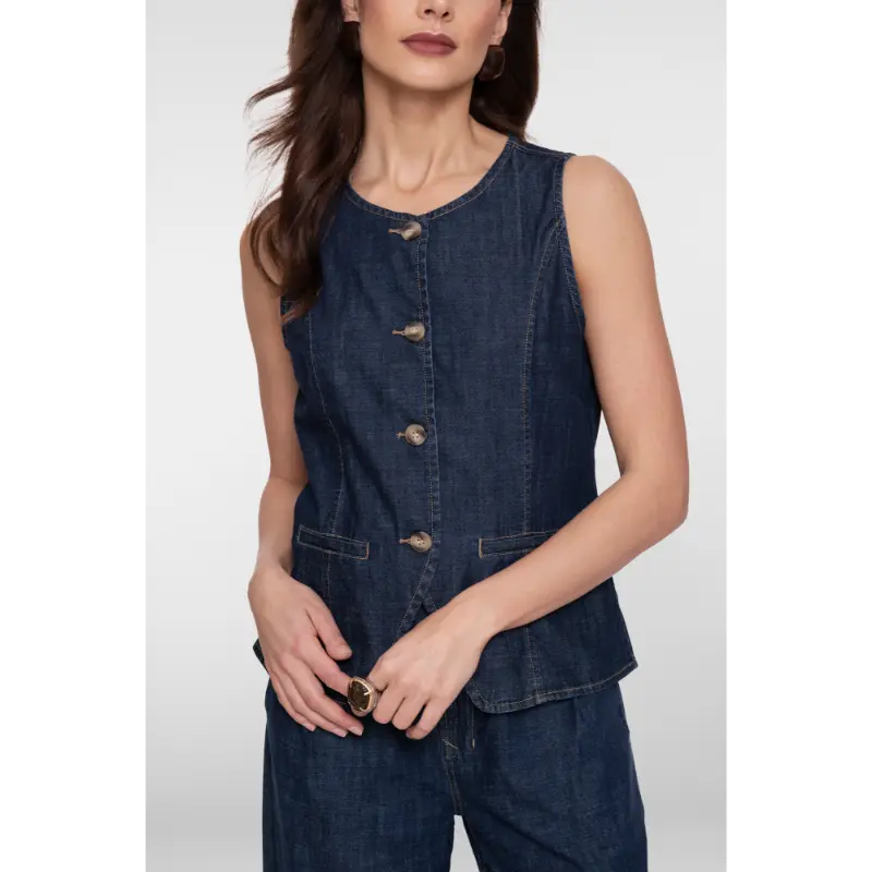 Geisha-Fashi_summer-2026_879_65138-10_3 Geisha Gilet 65138-10 879 Dark Blue