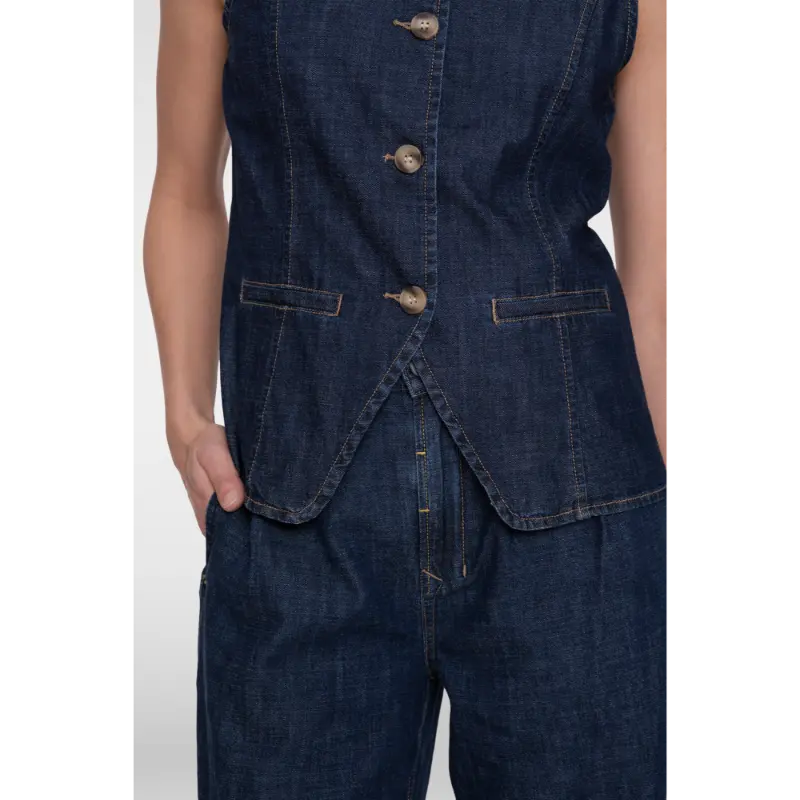 Geisha-Fashi_summer-2026_879_65138-10_7 Geisha Gilet 65138-10 879 Dark Blue