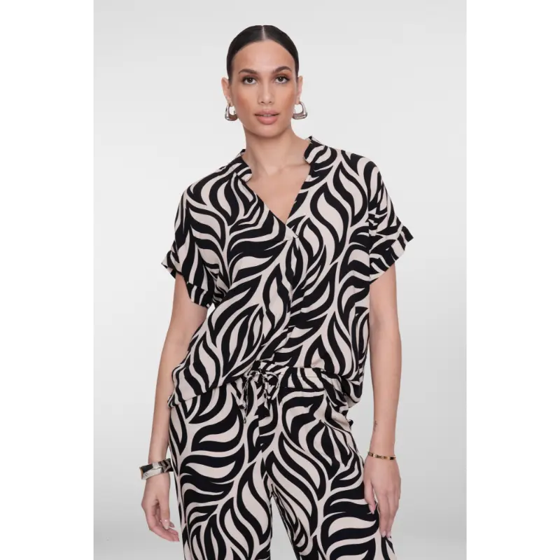 Geisha-Fashi_summer-2026_999_63295-70 Geisha Top 63295-70 999 Black/Sand