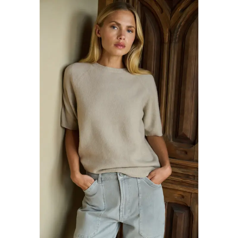 L_26S_01-311130-602_99027_01-000458-602_990432-050-7783 Yaya Sweater 01-000458-602 990442 Beige