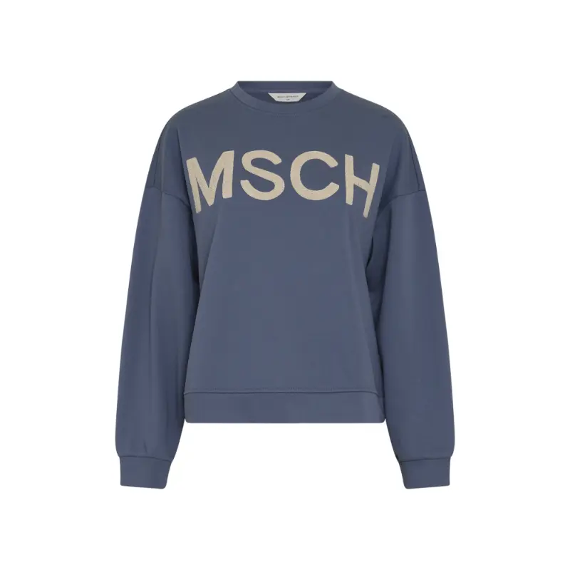 MSCH-Copenha_spring_summer-2026_v-indigo-oatmea_19738 Msch Copenhagen Sweater Mschmela 19738 Vintage Indigo