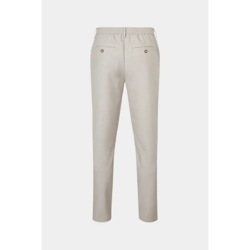 Plain_SS26_31337-beige-micro-check_40976_2 Plain Broek Theo 40976 189 Beige Micro Check