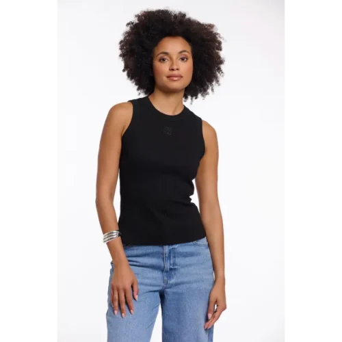 Rino&Pelle_SS26_9900_Filipa.7002622 Rino & Pelle Top Filipa.7002622 9900 Zwart