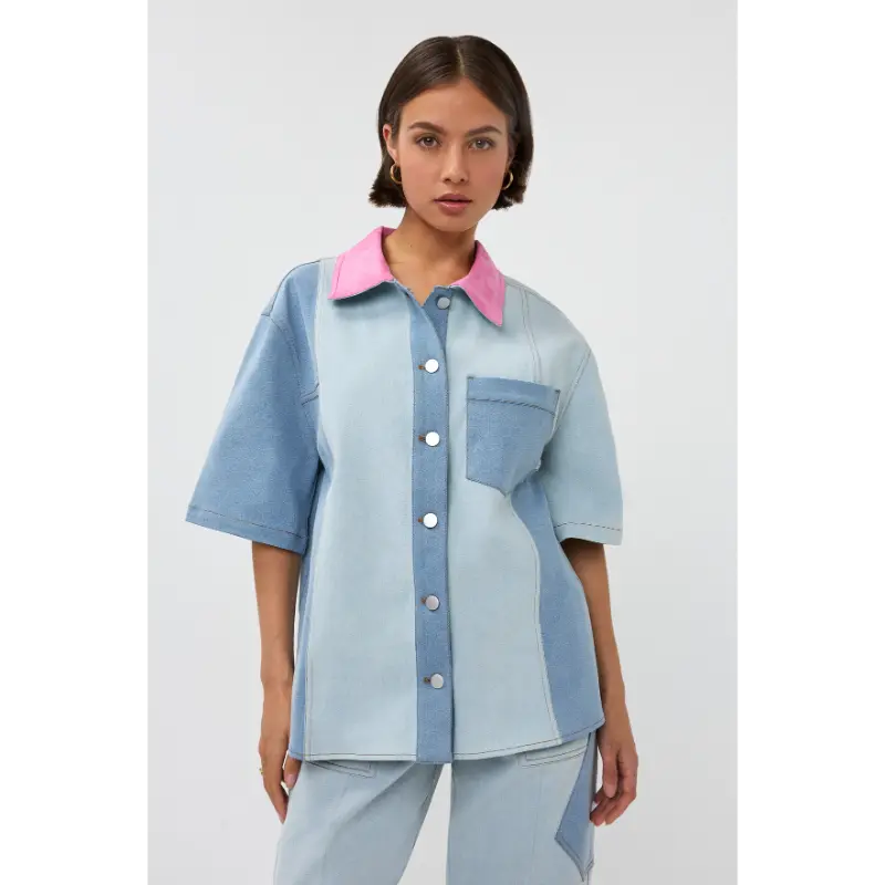 STUDIO-AMAYA_SpringSummer-2026_400_261-ST19_2 Studio Amaya Blouse Indy 261-st19 400 Blue