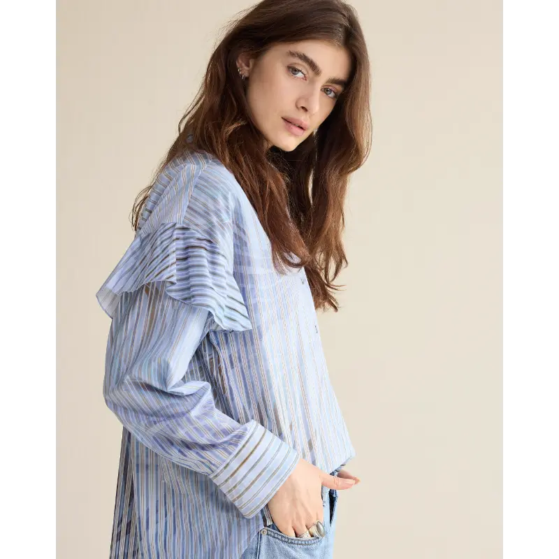 Summum-_spring-2026_423_2s3429-12367 Summum Blouse 2s3429-12367 423 Soft Blue