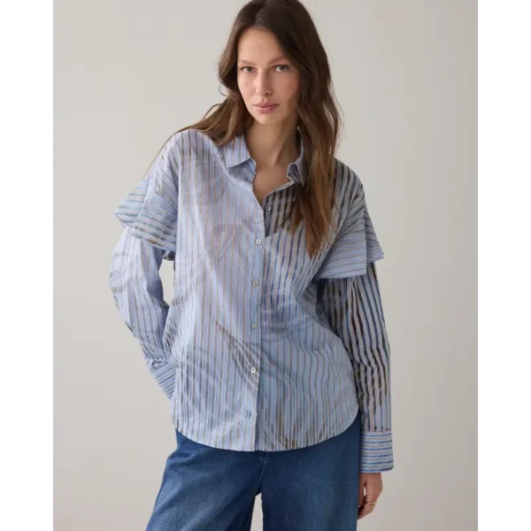 Summum-_spring-2026_423_2s3429-12367_3 Summum Blouse 2s3429-12367 423 Soft Blue