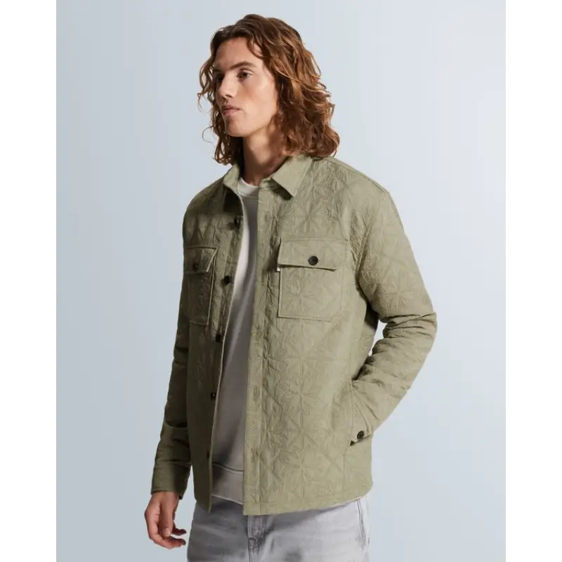 csi26022141 Cast Iron Overshirt CSI2602214 6478 Groen