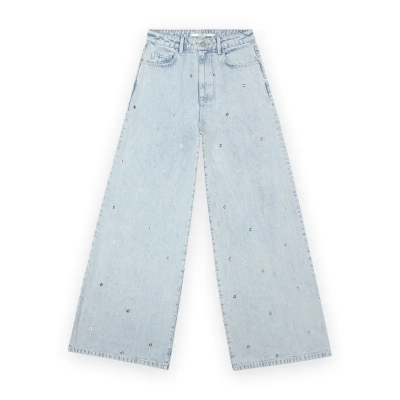 h-cs26m02 Vintage Blue5 Homage Jeans Palazzo H-CS26M02 Vintage Blue