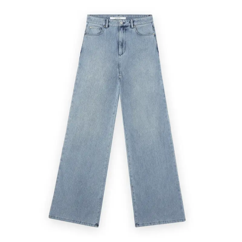 h-cs26m48 Stripe Blue2 Homage Jeans James H-CS26M48 Stripe Blue