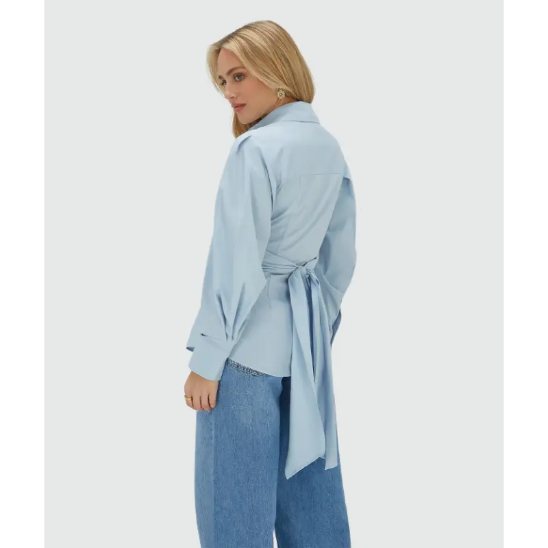 luann_fresh-blue_jv-2602-0104-394_spring-26-drop-2_bm_102 Josh V Blouse Luann JV-2602-0104 394 Fresh Blue