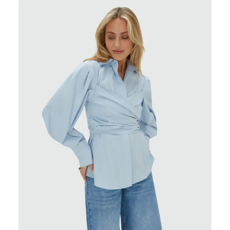 luann_fresh-blue_jv-2602-0104-394_spring-26-drop-2_bm_104 Josh V Blouse Luann JV-2602-0104 394 Fresh Blue