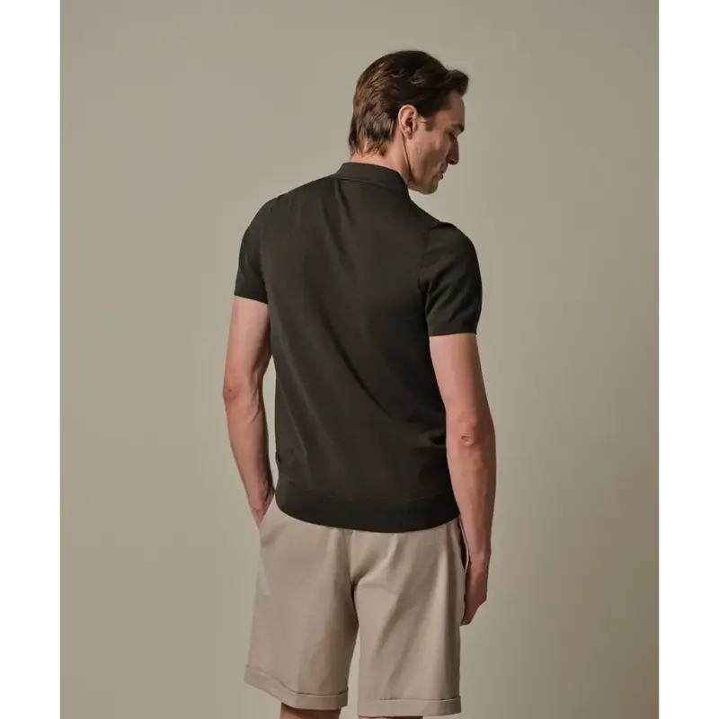 ppxd10007a-5 Profuomo Polo PPXD10007a Dark Brown