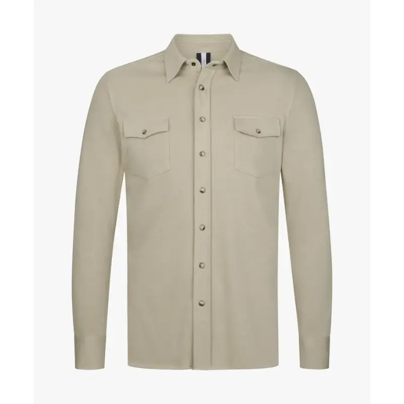 ppxf10001b-6 Profuomo Overshirt PPXF10001b Beige