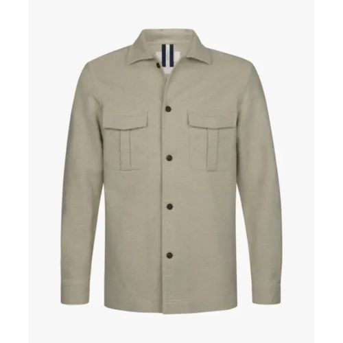 Profuomo Overshirt PPXF10002a Zand