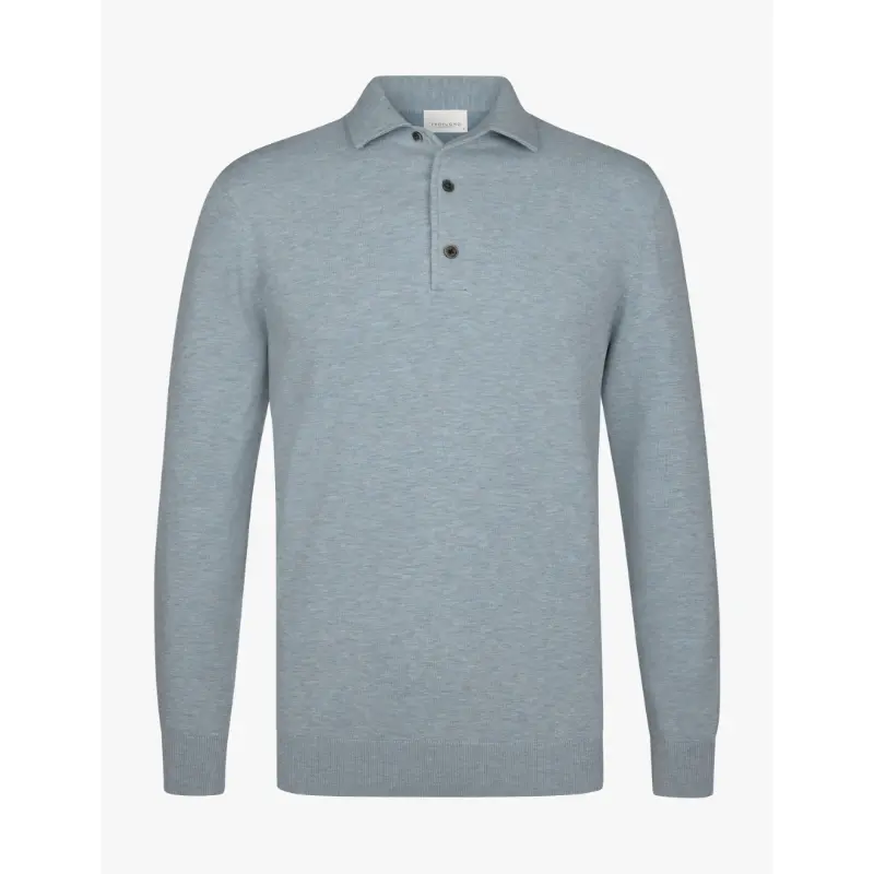 ppxj10005g-1 Profuomo Polo PPXJ10005g Blauw