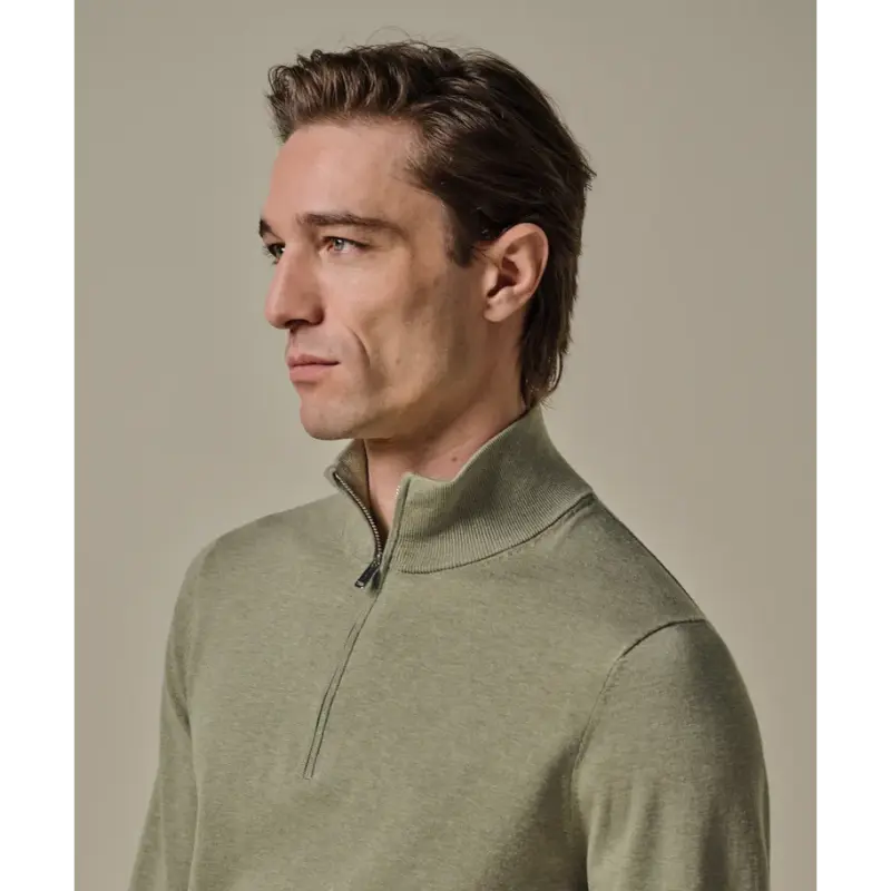 ppxj10008d-3 Profuomo Trui PPXJ10008d Groen