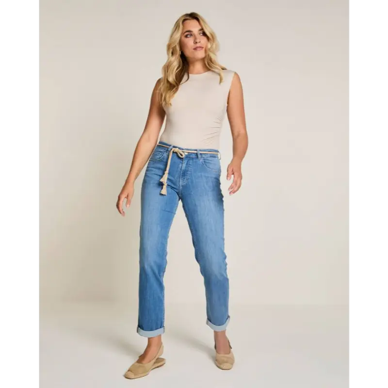 ss261.2660912 Parami Broek Bobby SS261.266091 D198 Light Indigo