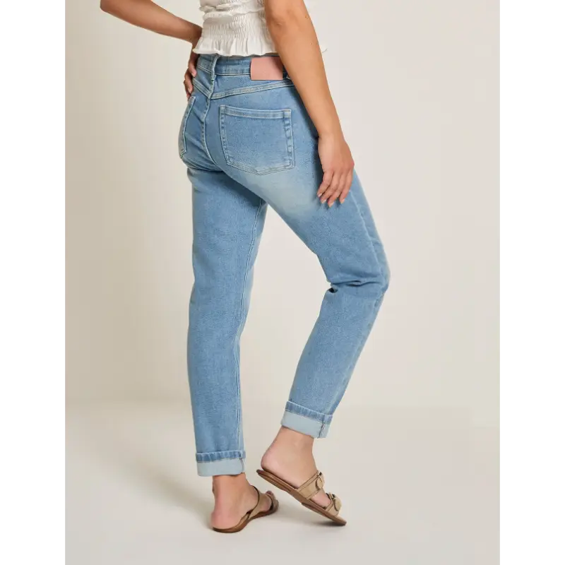 ss261.266244-d1432 Parami Broek Bowie SS261.266244 D143 Vintage Blue