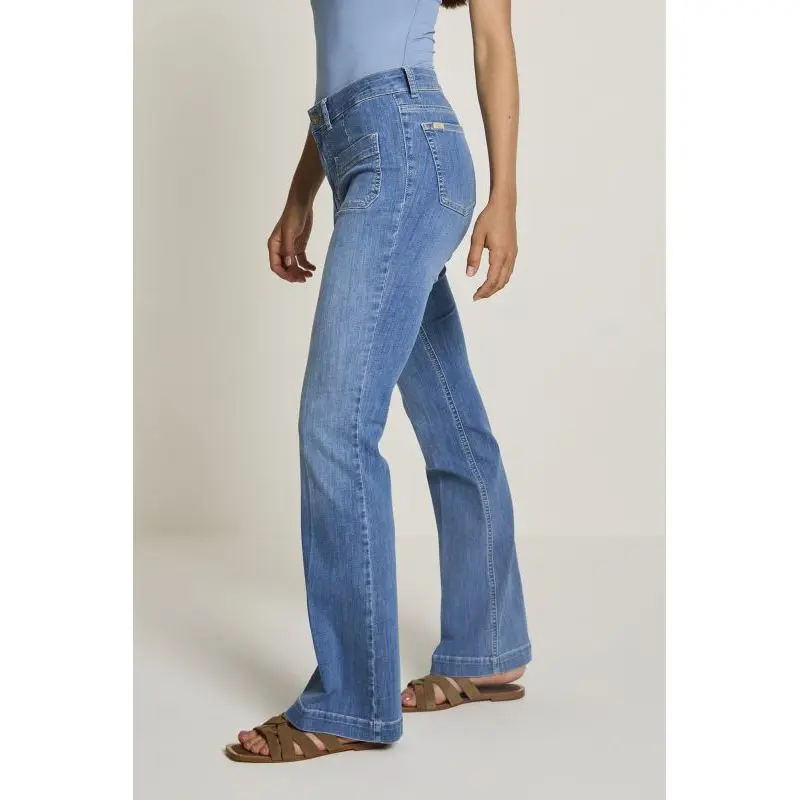 ss261.266321-d1912 Parami Broek Jade SS261.266321 D191 Mid Blue
