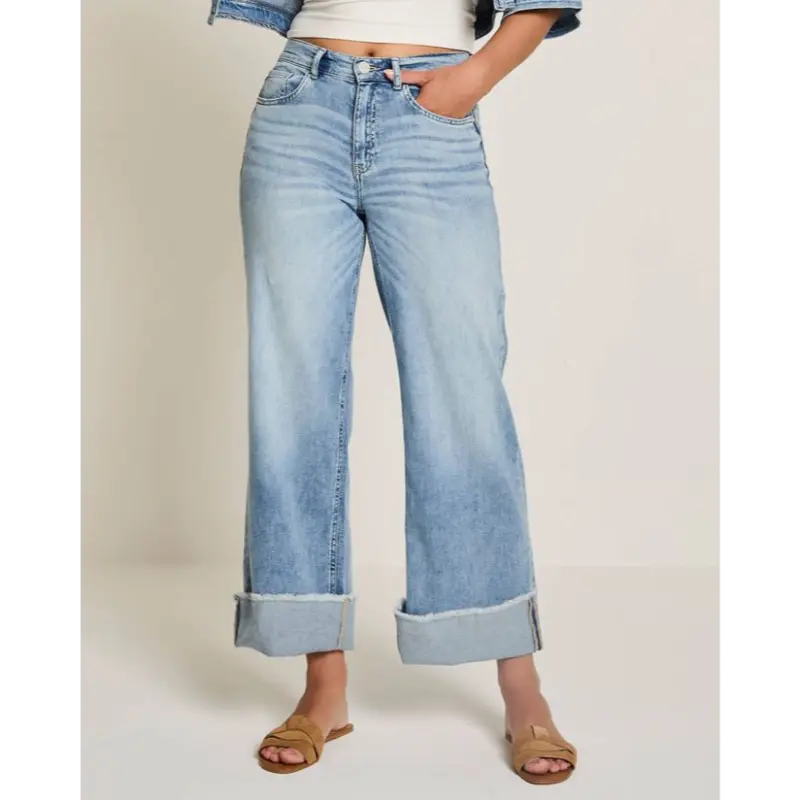 ss261.2664021 Parami Broek Mira SS261.266402 D198 Light Indigo