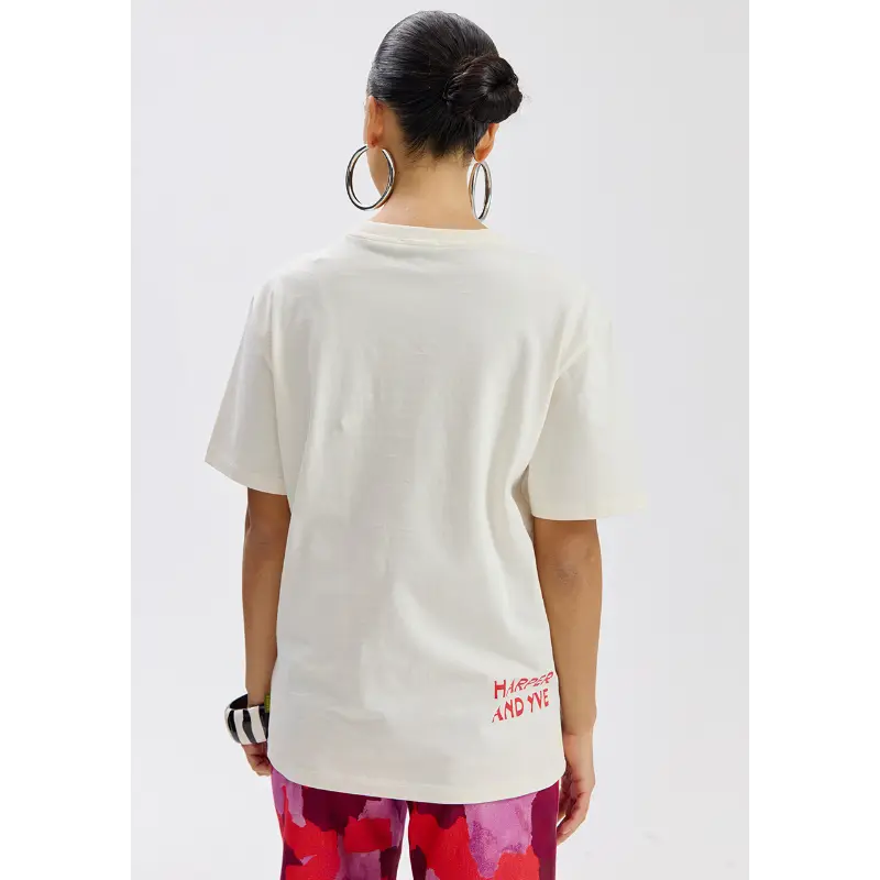 ss26y3044 Harper&Yve T-Shirt Bandida SS26Y304 101 Ecru