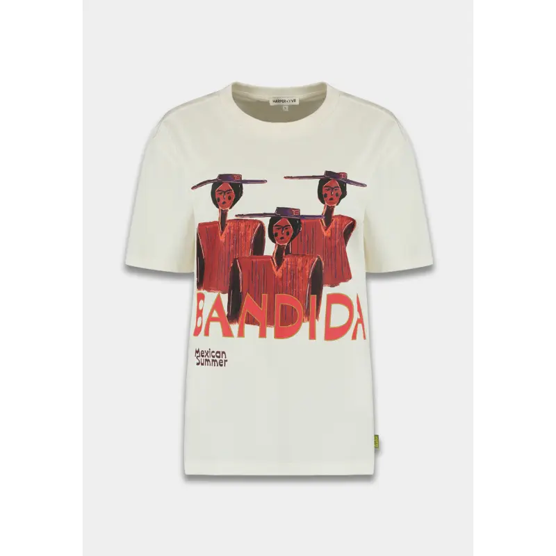ss26y3045 Harper&Yve T-Shirt Bandida SS26Y304 101 Ecru