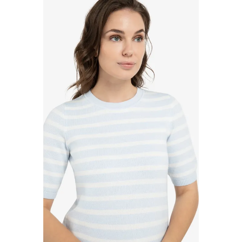 01-000560-6034 Yaya Sweater 01-000560-603 990481 Licht Blauw