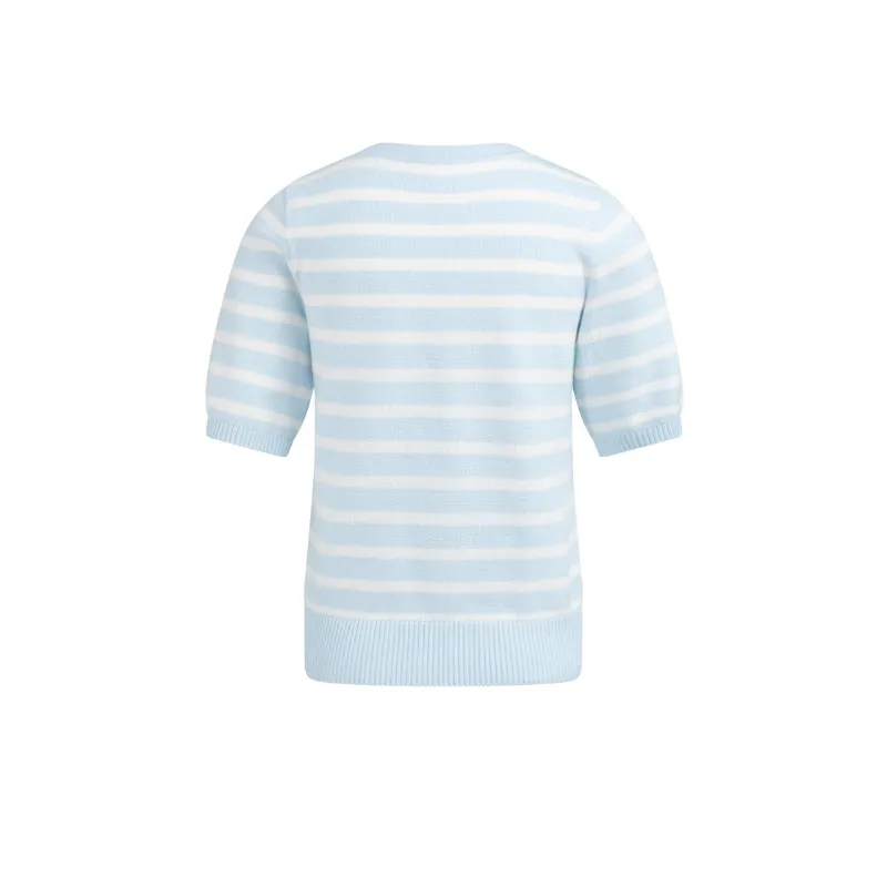 01-000560-6035 Yaya Sweater 01-000560-603 990481 Licht Blauw