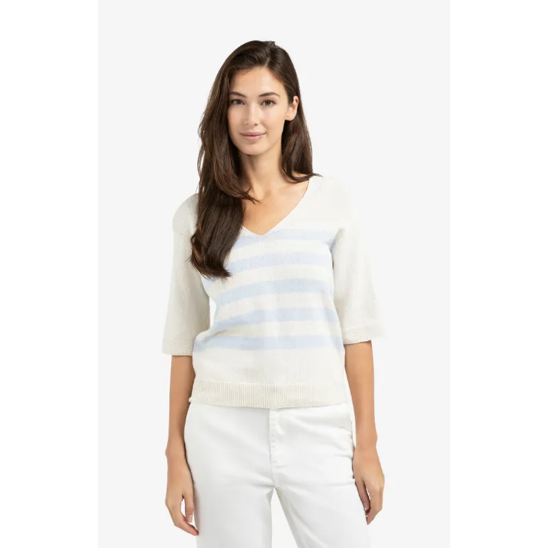 01-000561-6033 Yaya Sweater 01-000561-603 990481 Licht Blauw