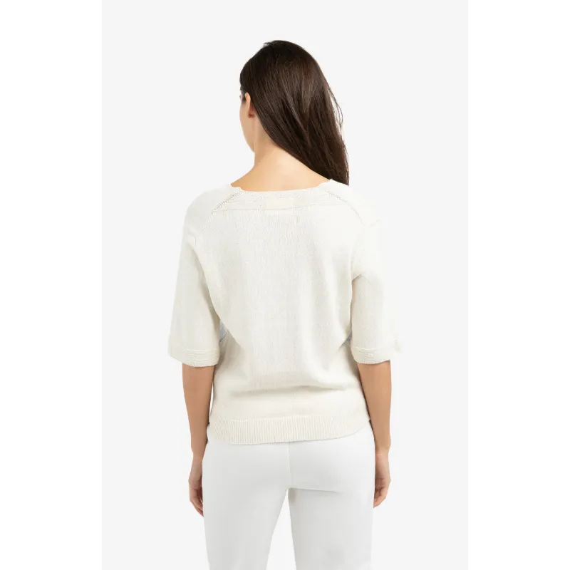 01-000561-6034 Yaya Sweater 01-000561-603 990481 Licht Blauw