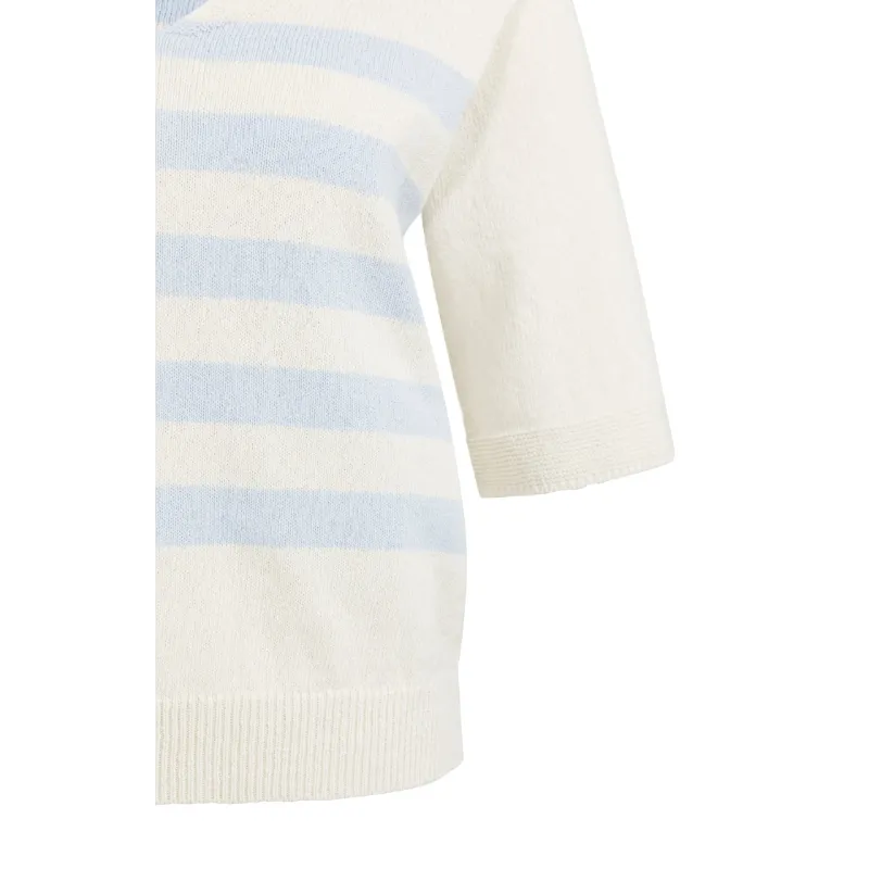 01-000561-6037 Yaya Sweater 01-000561-603 990481 Licht Blauw